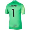 Officiële Voetbalshirt Doelman Liverpool Alisson Becker 1 Thuis 2021-22 - Heren